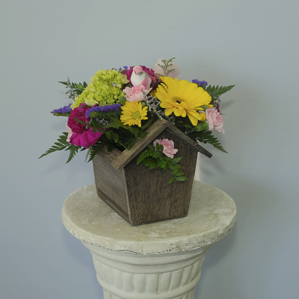 Yellow Daisies and Pink Flowers