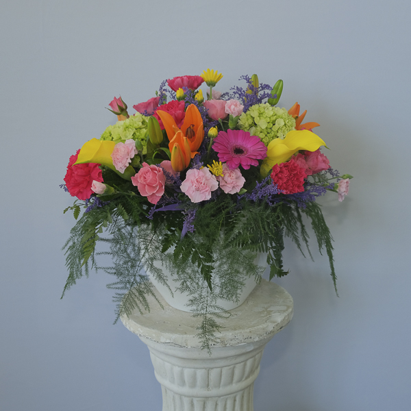 Carnations, Daisies, pink and yellow